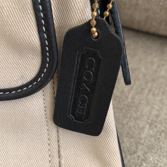 Vintage Coach Canvas Purse - Picture 5 of 16